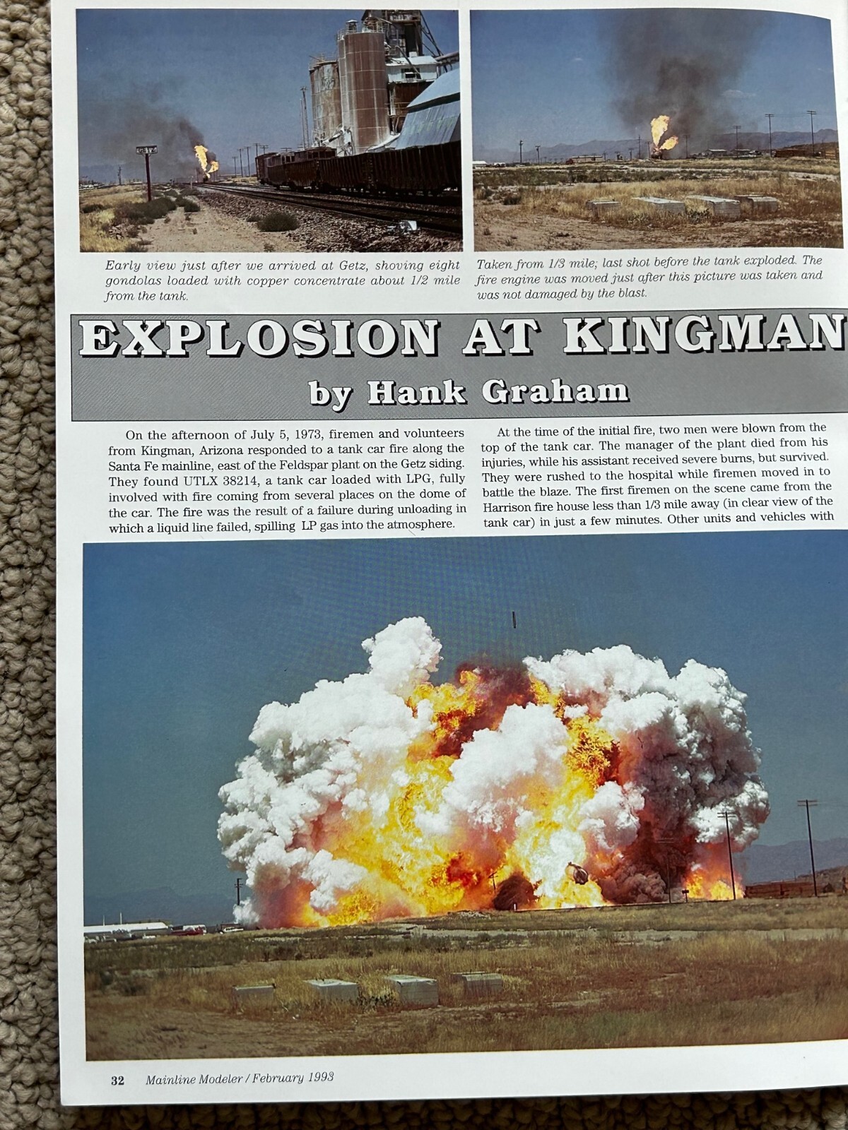 1993 Mainline Modeler Magazines