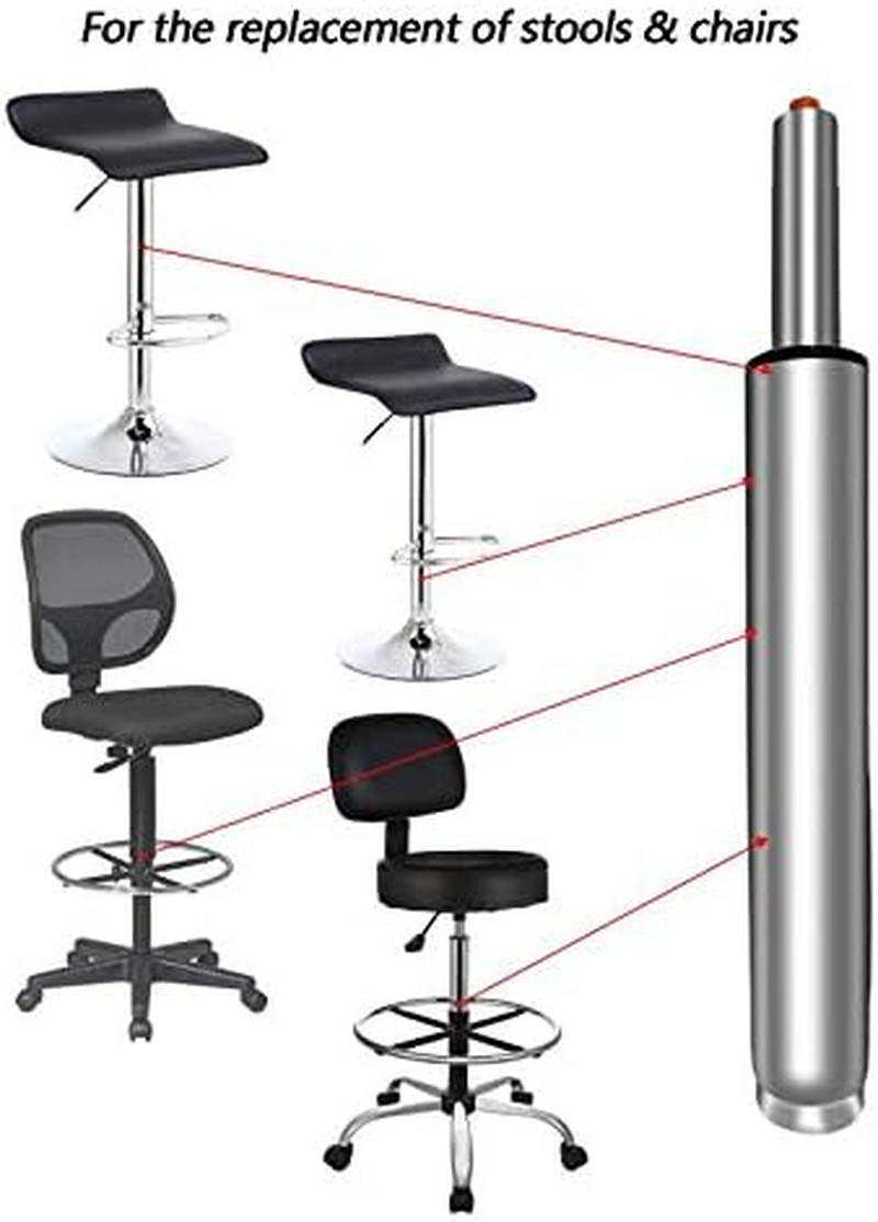 18" to 28" Long Adjustable Gas Lift Cylinder Tube for Bar Stool Drafting Chair R