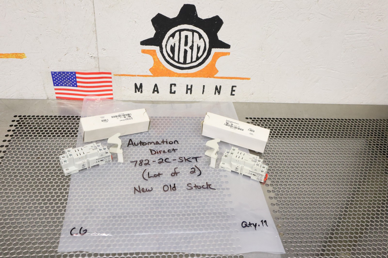 Automation Direct 782-2C-SKT Relay Sockets New Old Stock (Lot of 2)