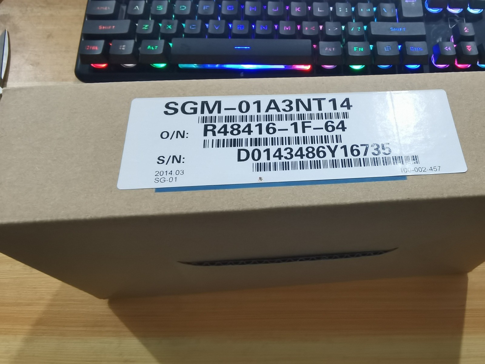 new for Servo Motor SGM-01A3NT14
