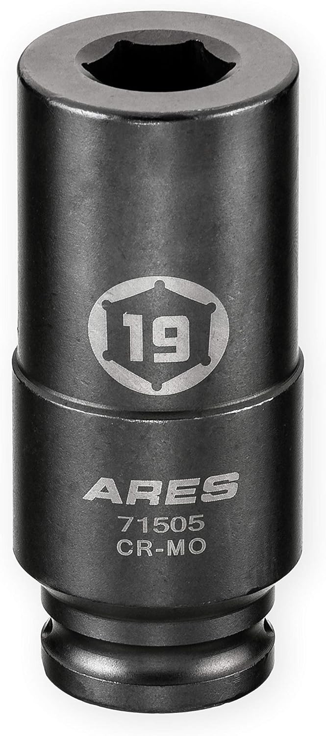 ARES 71505-19mm Harmonic Balancer Socket for Honda - Deep One Size