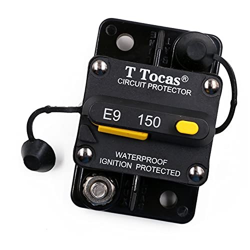 150 Amp Circuit Breaker with Manual Reset, 12V- 48VDC, 150A Surface-Mount