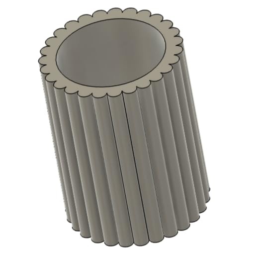 Scalloped Full-Bore Die for Handheld Extruder