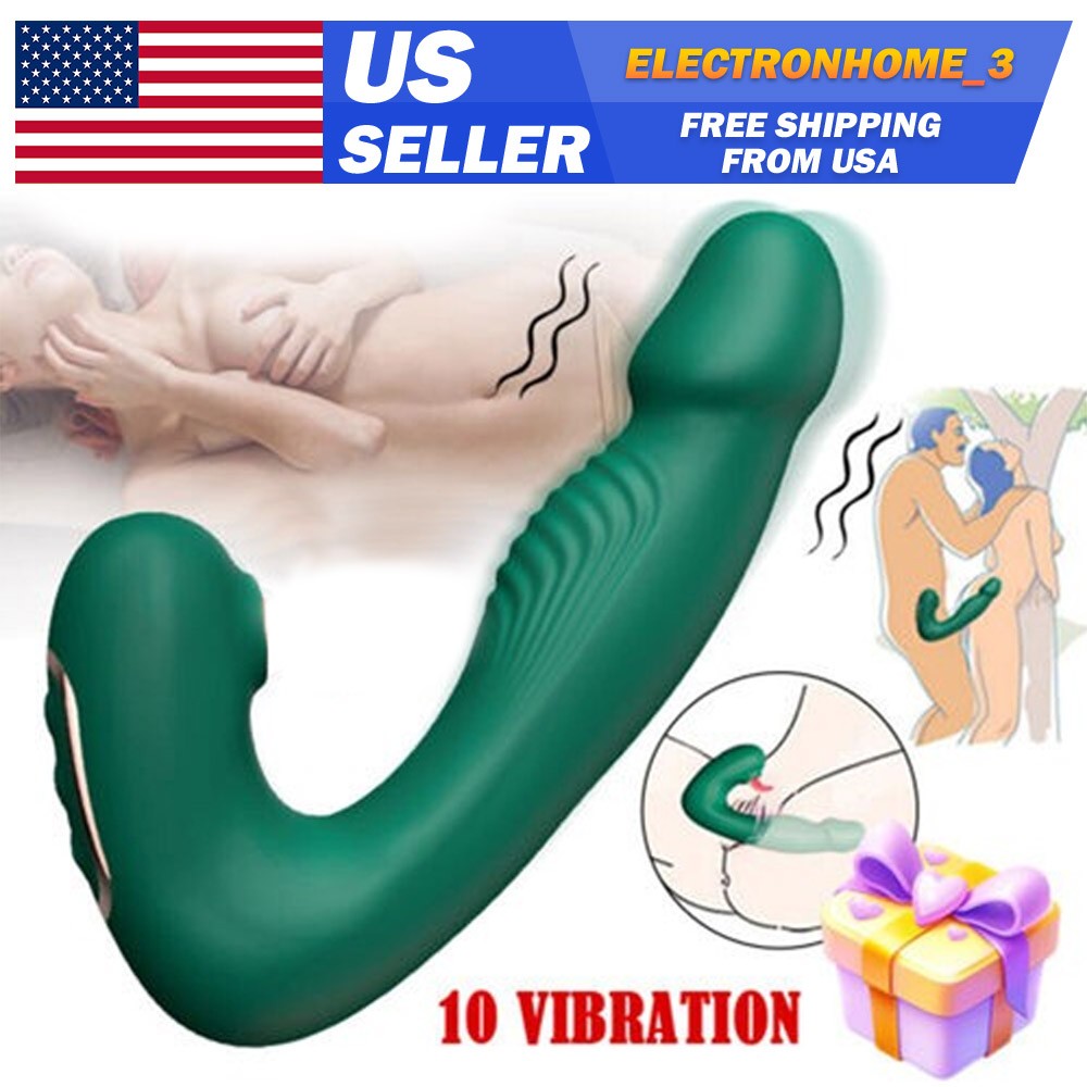 Women-Toy Clit-Pump-Licking-Rabbit-Vibrator-Massager-Rechargeable Use-Lubricant