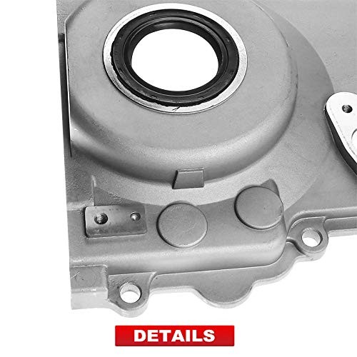 Engine Timing Cover Kit with Gasket Compatible with Chevy Silverado Express