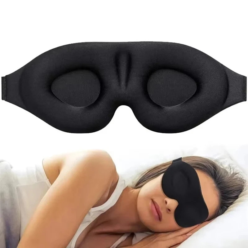 Sleep Mask for Side Sleeper, Light Blocking Sleeping Eye Mask for Women Men