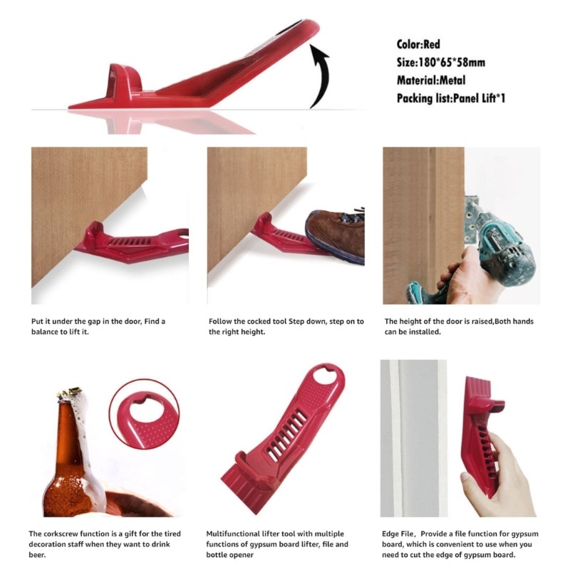 Professional Plasterboard Panel Elevator Modifiable Height Up To 45mm Permanent