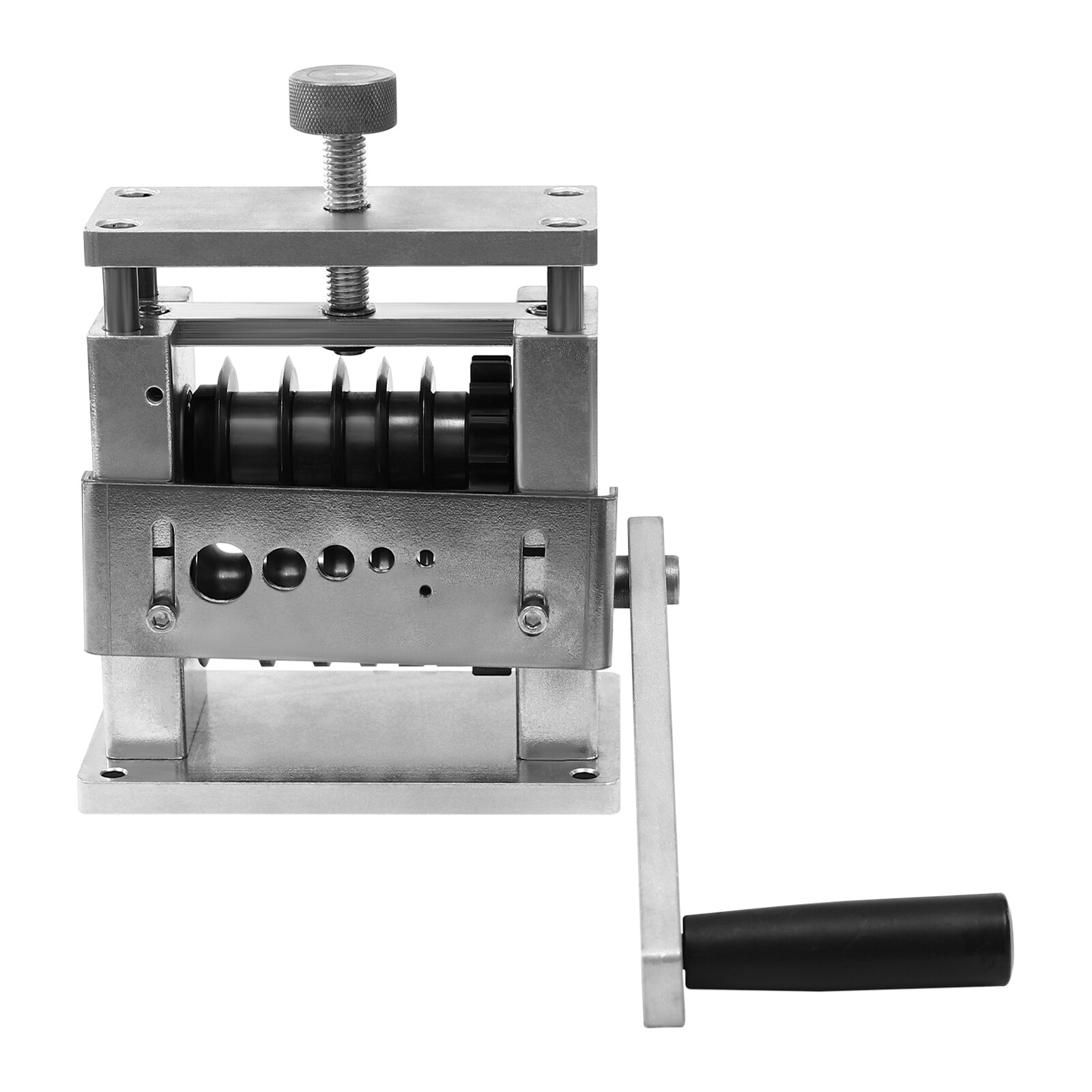 6 Holes Manual Cable Wire Stripping Machine Manual Wire Stripping Tool Silver US