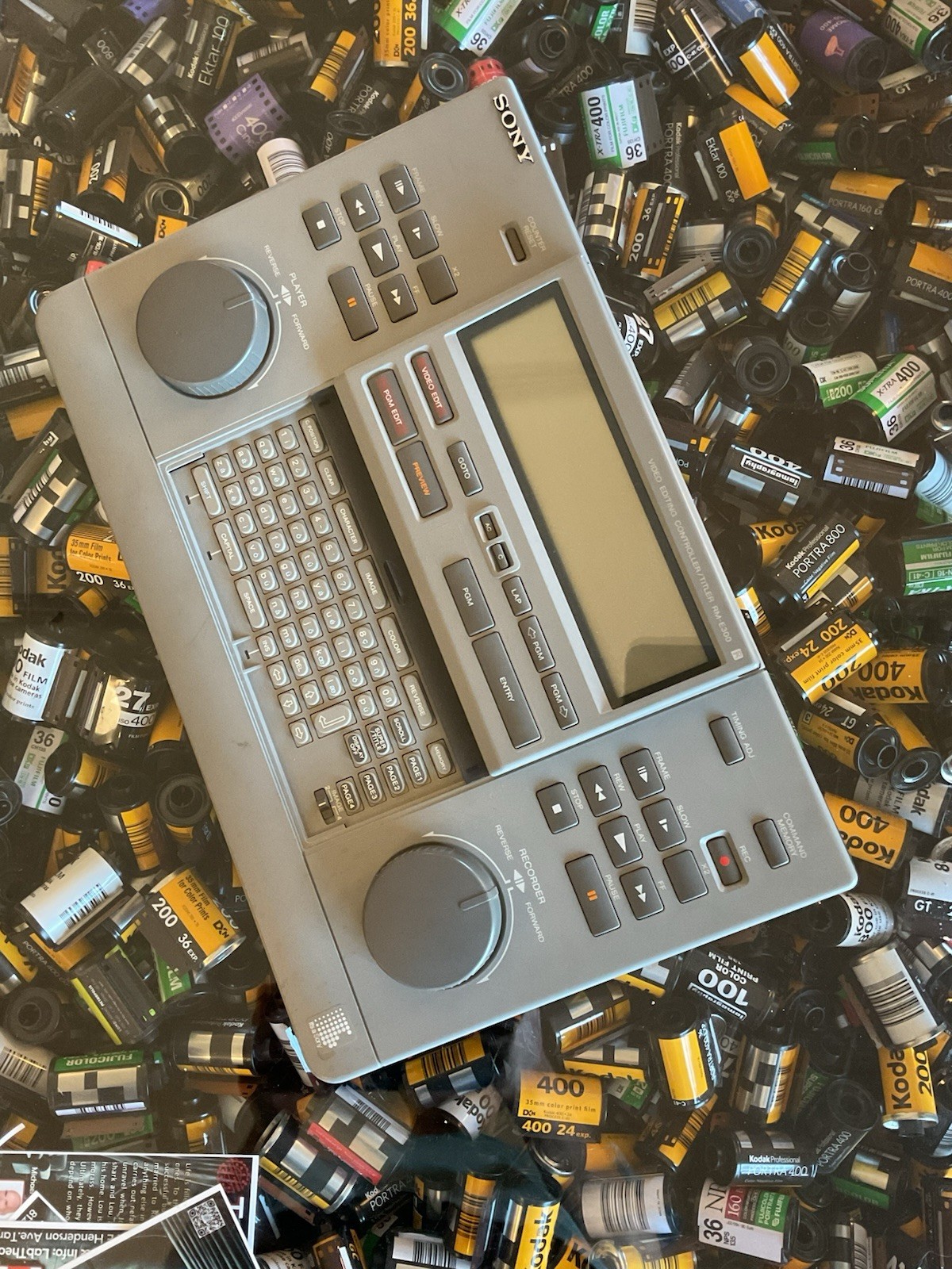 Sony RM-E300 Video Editing Controller Titler  Computer Production Tool