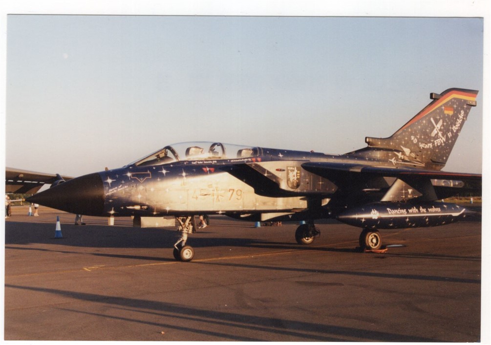1999 German Luftwaffe Panavia Tornado IDS 45+79 Original 4x5.87 Photo