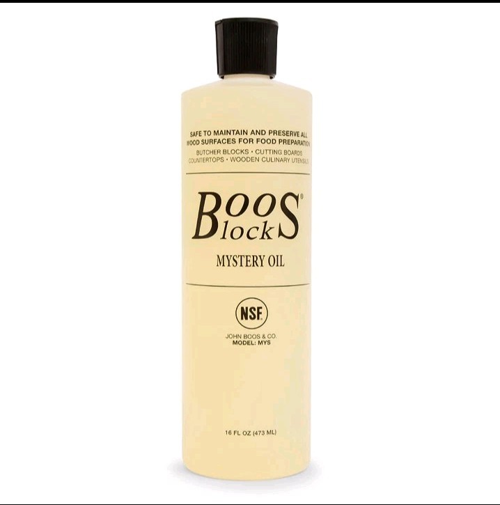 John Boos 16 Oz Boos Block Mystery Oil for Wood Kitchen Cutting Boards & Counter