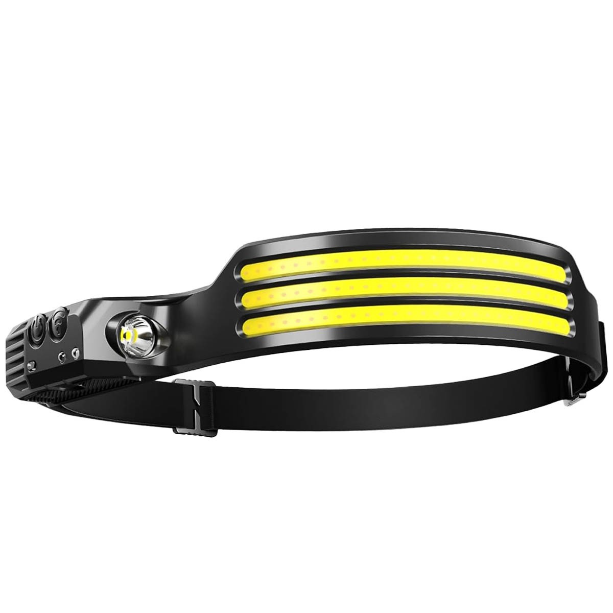 LED Headlamp Rechargeable, 2000L Super Bright Headlight with Motion Sensor