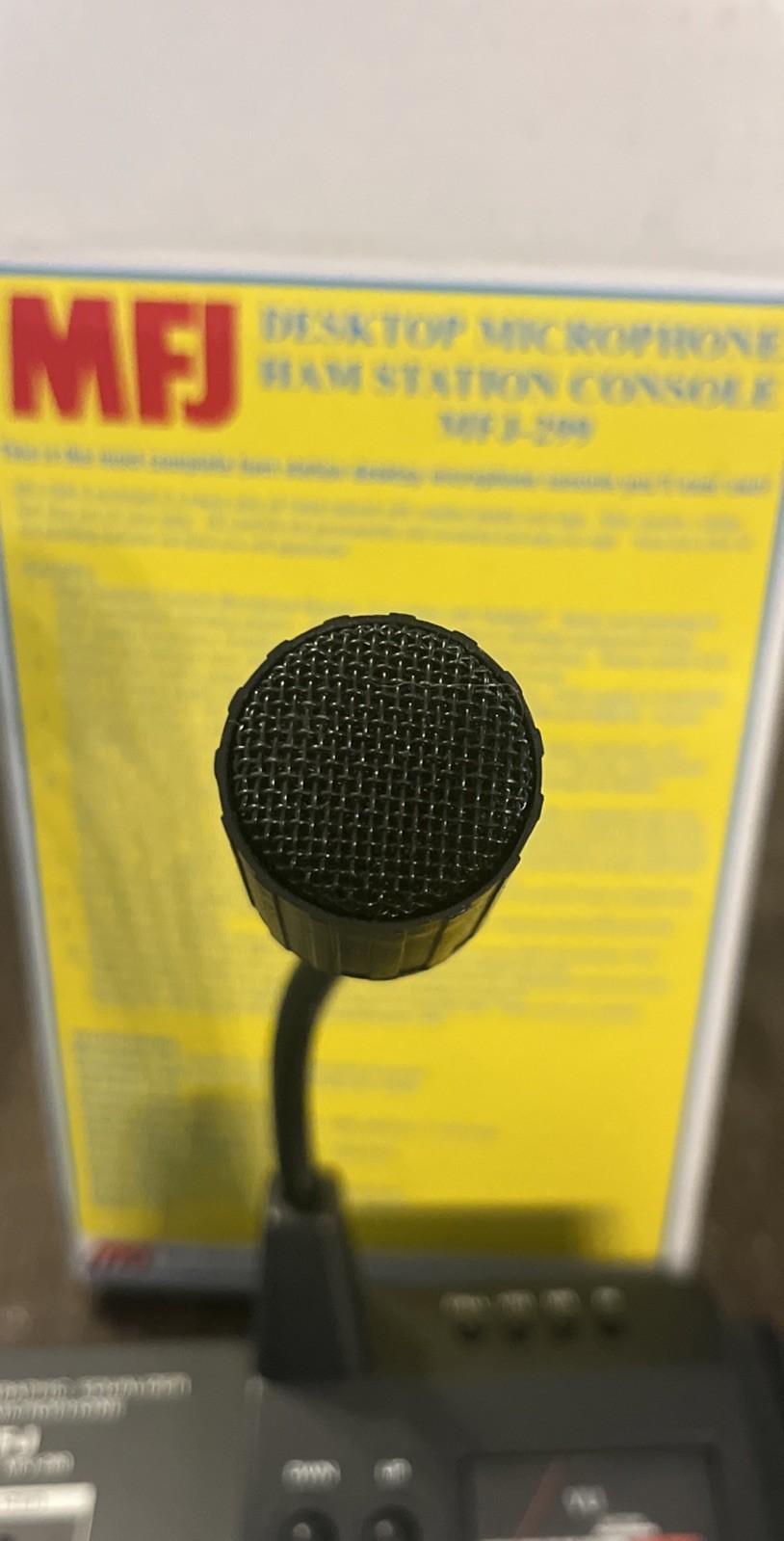 MFJ Model MFJ-299 Compressor/Graphic Equalizer Desktop Microphone AS-IS
