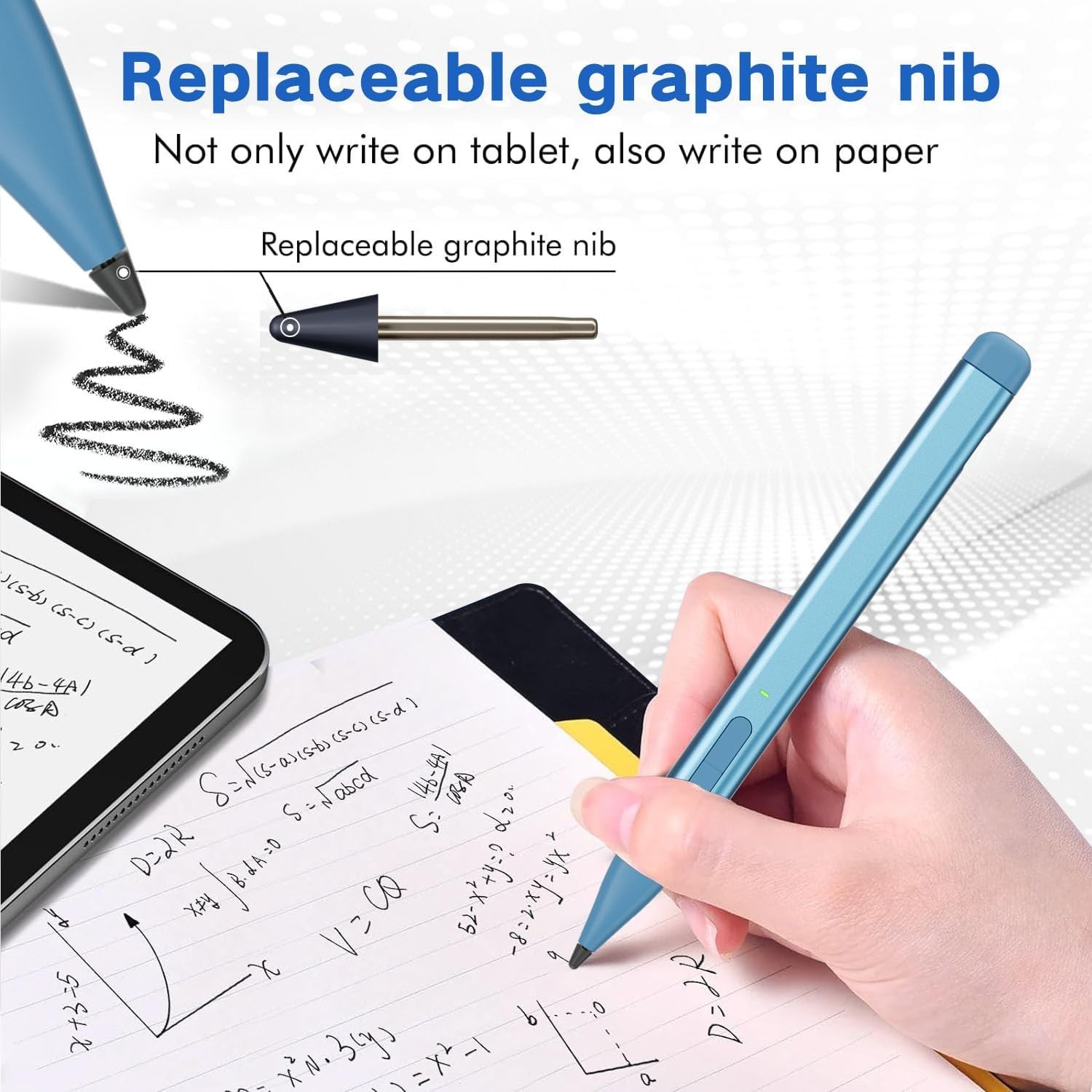 Slim Pen 2 for Microsoft Surface with 4096 Pressure, Eraser & Right-Click, Palm