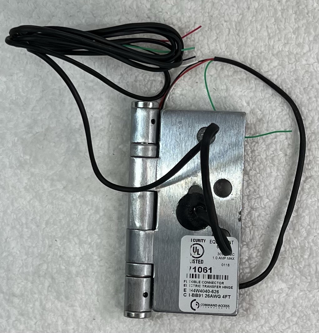COMMAND ACCESS 71061 Electric Transfer Hinge 4X4 626 CH-BB79 26AWG 4FT