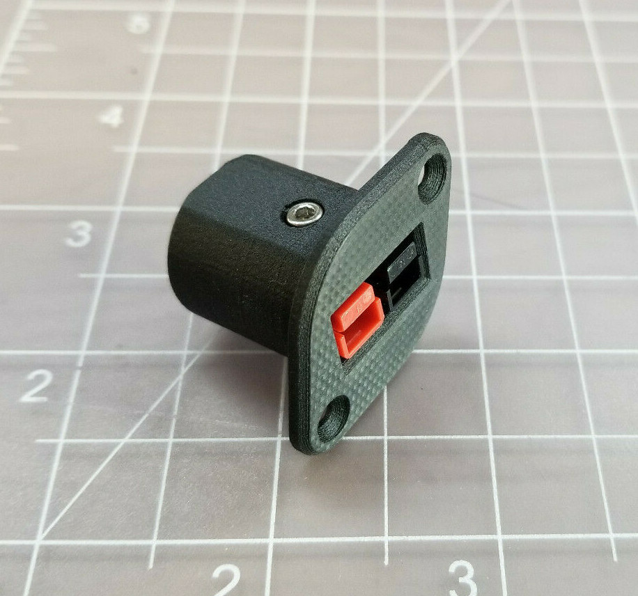 Carbon Composite Panel Mount Adapter for Anderson Powerpole PP15 PP30 PP45