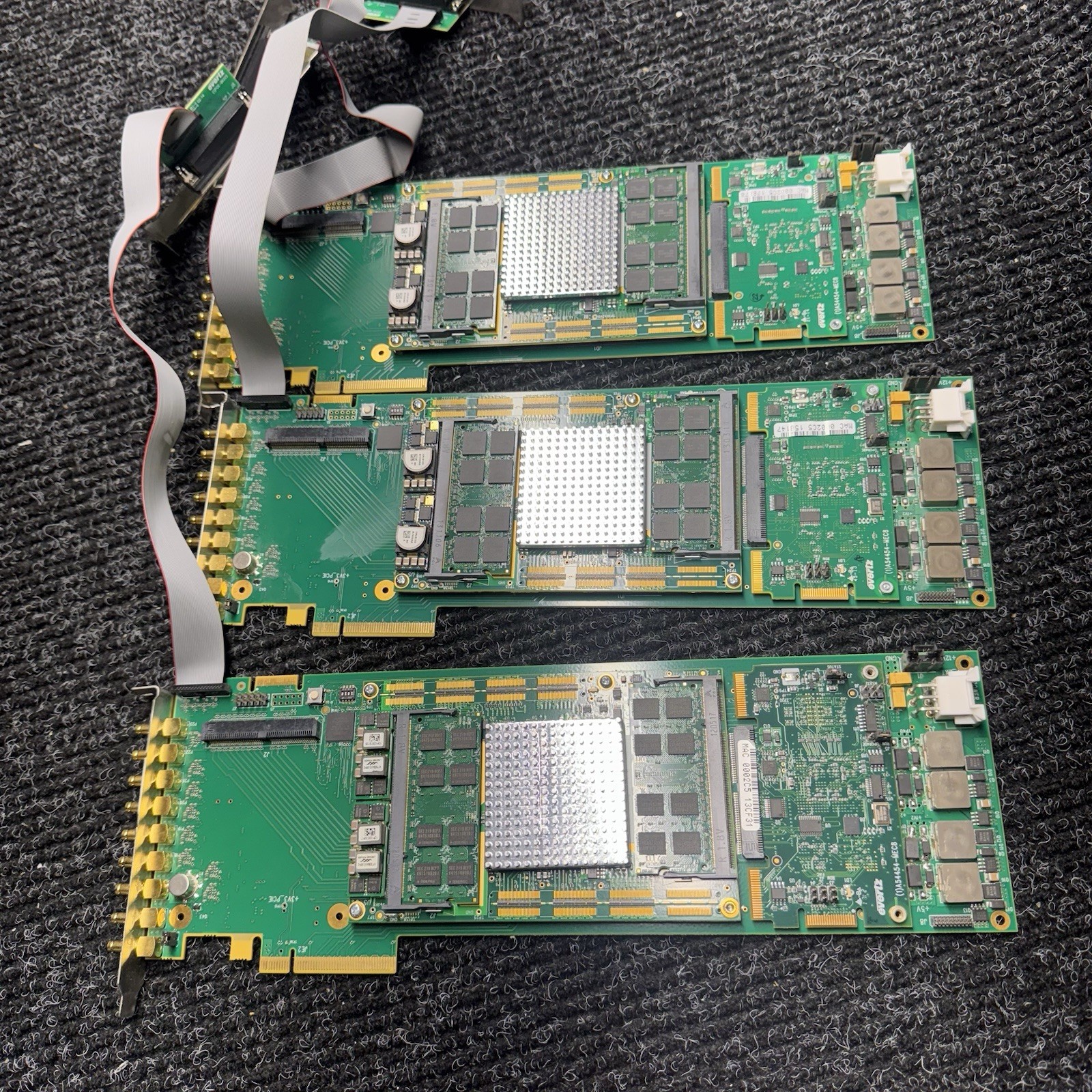 Lot Of 3 Evertz PCIE-7800ALT-DAV 8-Port SDI Card VUE-MV-SDI PCIe