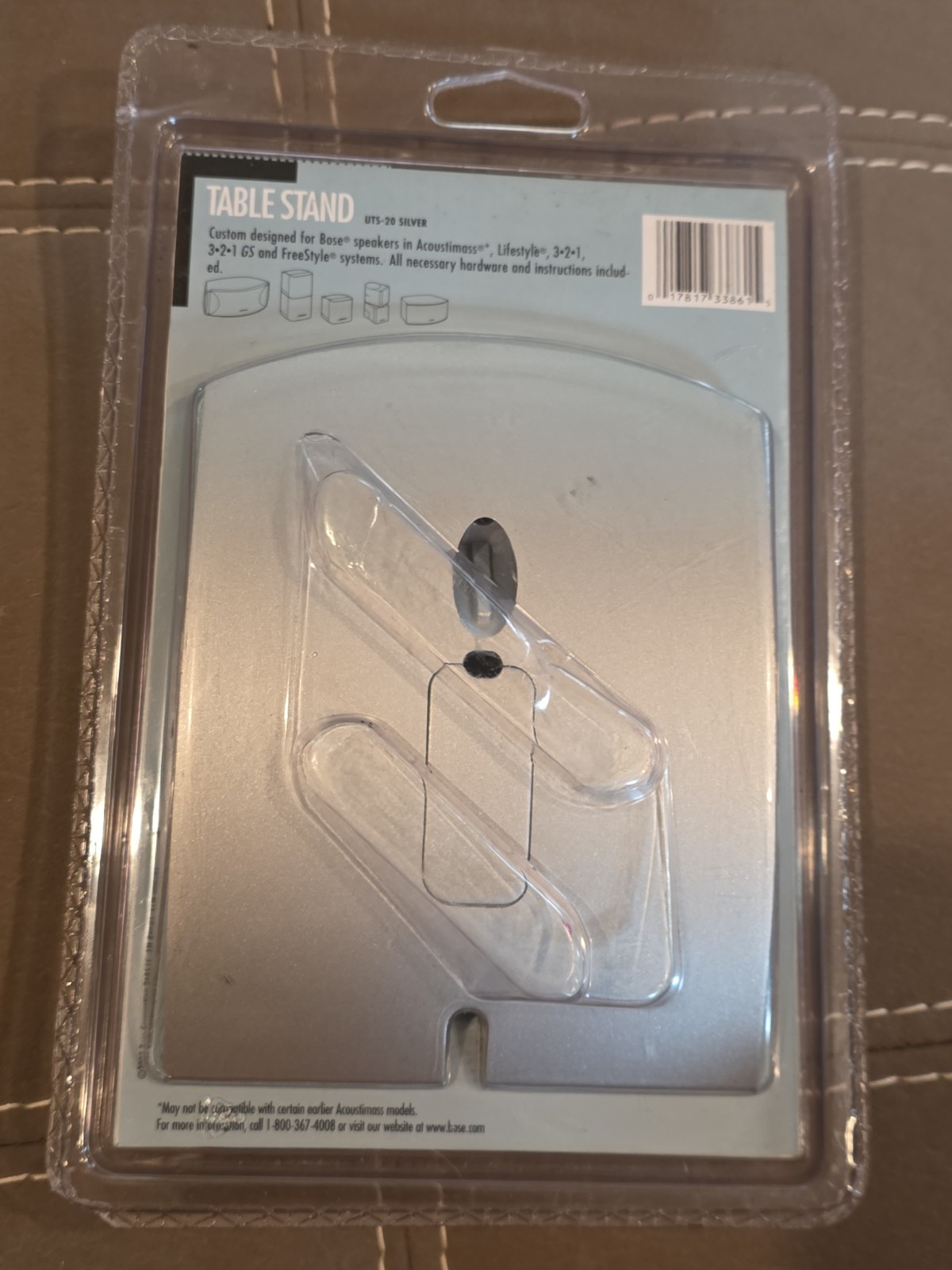 Brand New Sealed Bose UTS-20 Silver Table Stand