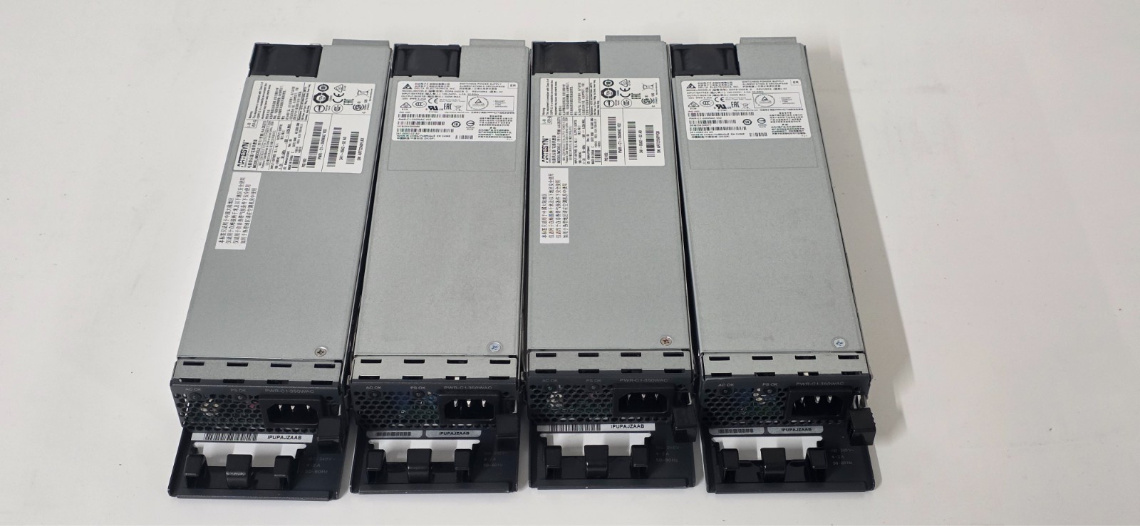 LOT OF 4 Cisco PWR-C1-350WAC Power Supply for Catalyst 3850