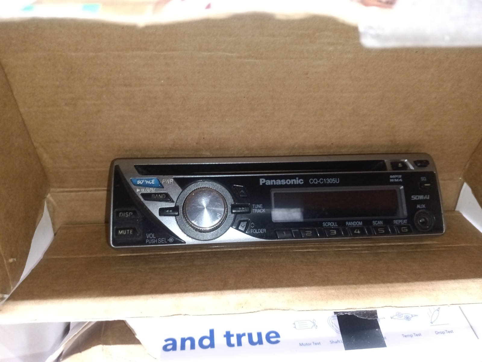 Panasonic CQ-C1305U  Faceplate Only