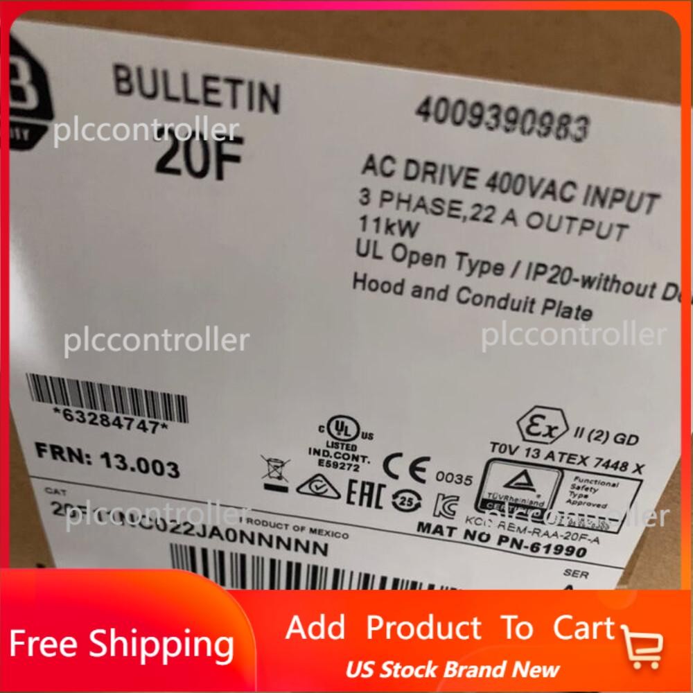 20F11NC022JA0NNNNN Allen-Bradley PowerFlex Air Cooled 753 AC Drive US Free Tax