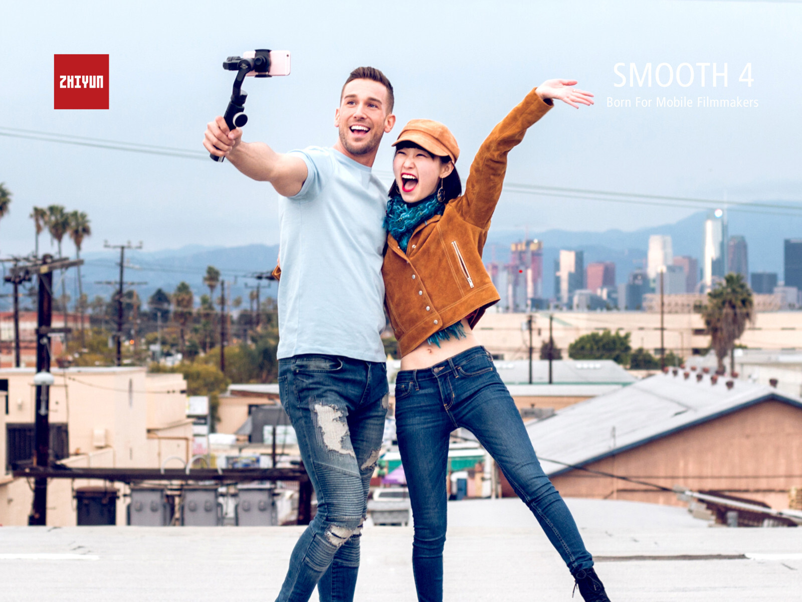 Zhiyun Smooth 4 3-Axis Handheld Smartphone Gimbal Stabilizer for iPhone Android