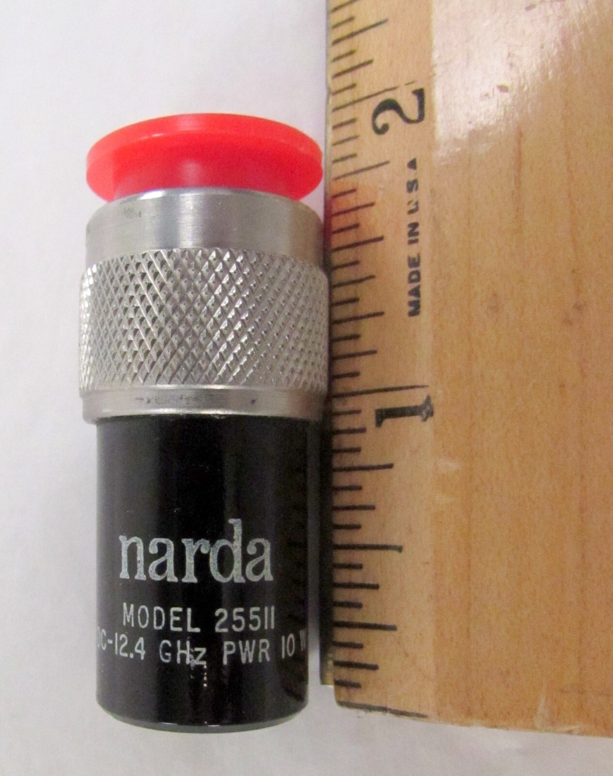 NEW Narda 459AS739 Coaxial Adapter Model 25511 N-type Male Plug DC-12.4GHz 10W
