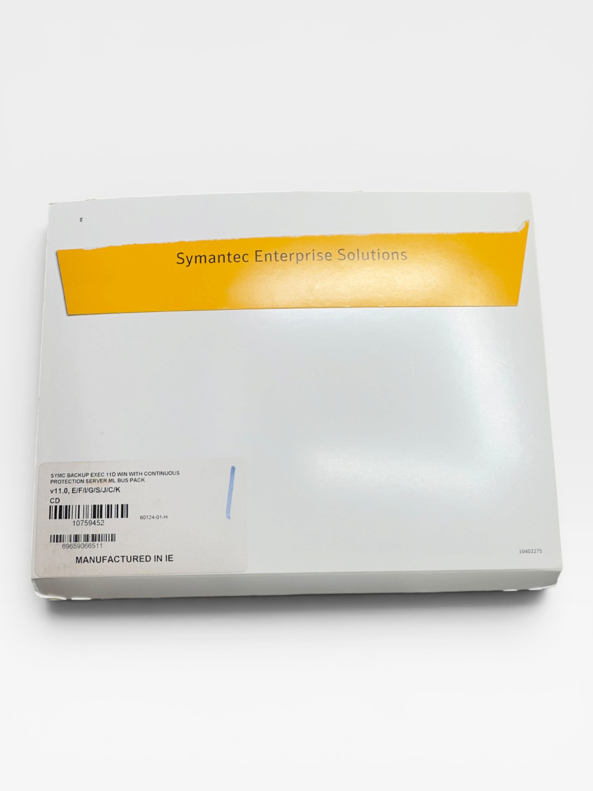 Symantec Backup Exec 11d Windows Server v11.0 Software CD Kit Enterprise