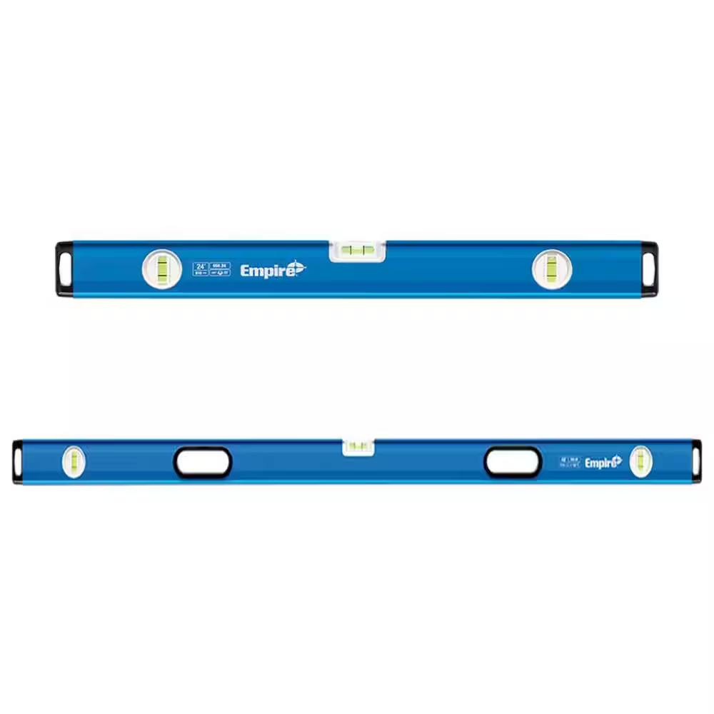 24 in. and 48 in. Aluminum Box Level Set (2-Piece)