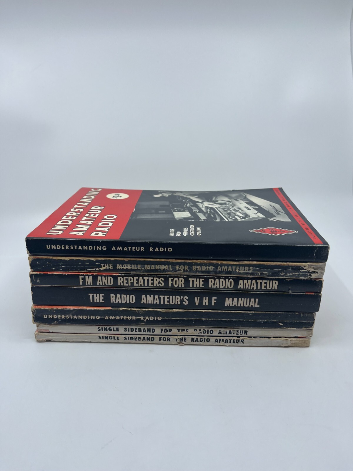 Vintage Lot of 7 for the Radio Amateur VHF Books/Magazines Radio Enthusiast Book