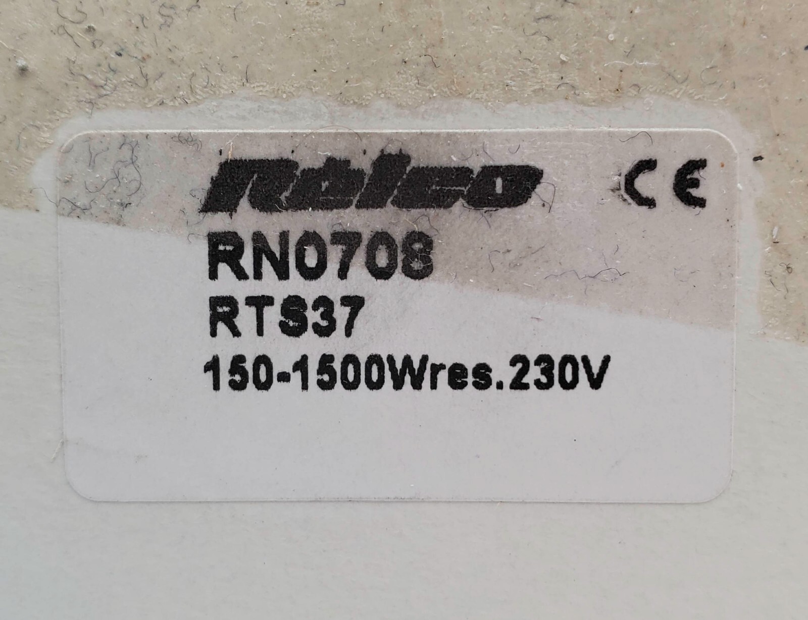 Relco RN0708 RTS37 Dimmer Switch