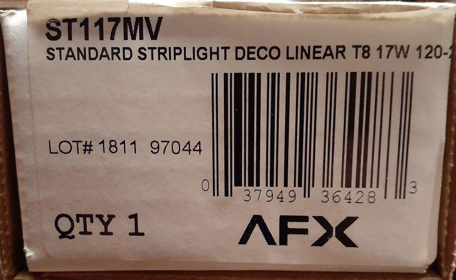 American fluorescent 24” Striplight Fixture
