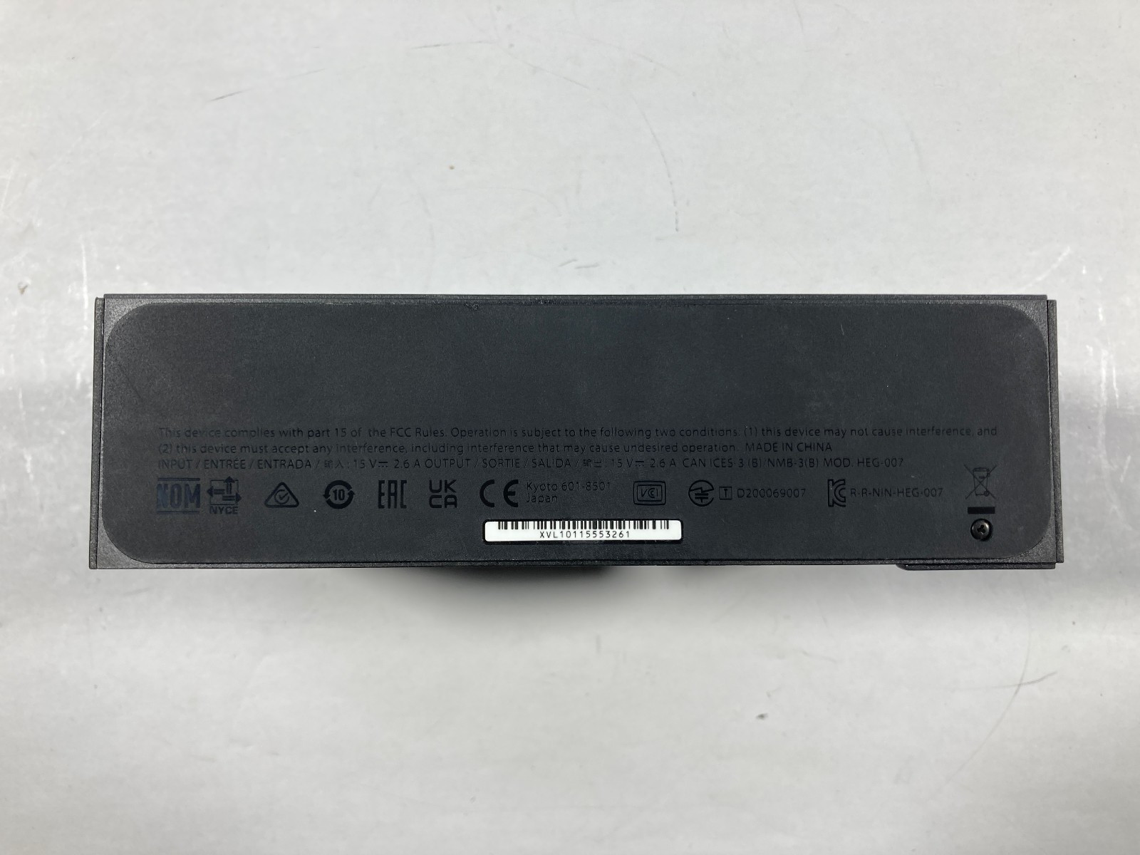 Nintendo Switch OLED Dock Only Model HEG-007 Black