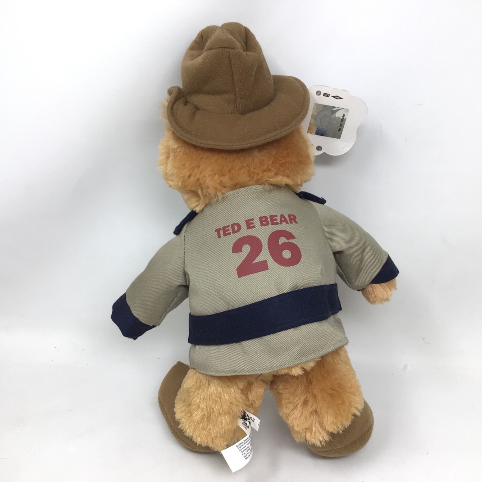 Frisco RoughRiders Minor League Baseball MiLB Ted E Bear Mascot Plush Toy 12”