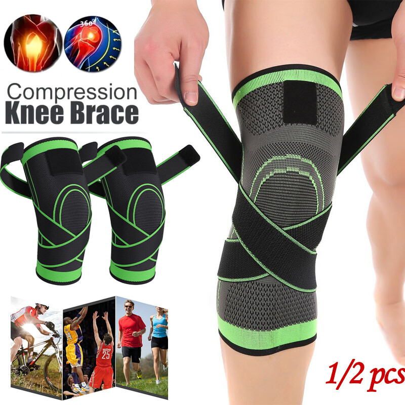 Knee Pads Knee Sleeve Compression Brace Support Arthritis Joints Protector Sport