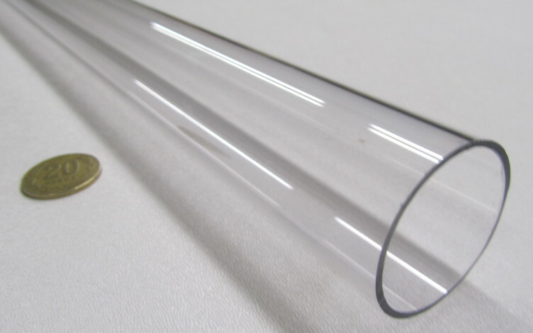 Kmac Polycarbonate Round  Clear Tube / Tubing 1.50" x 1.375" (1 1/2"x1 3/8")
