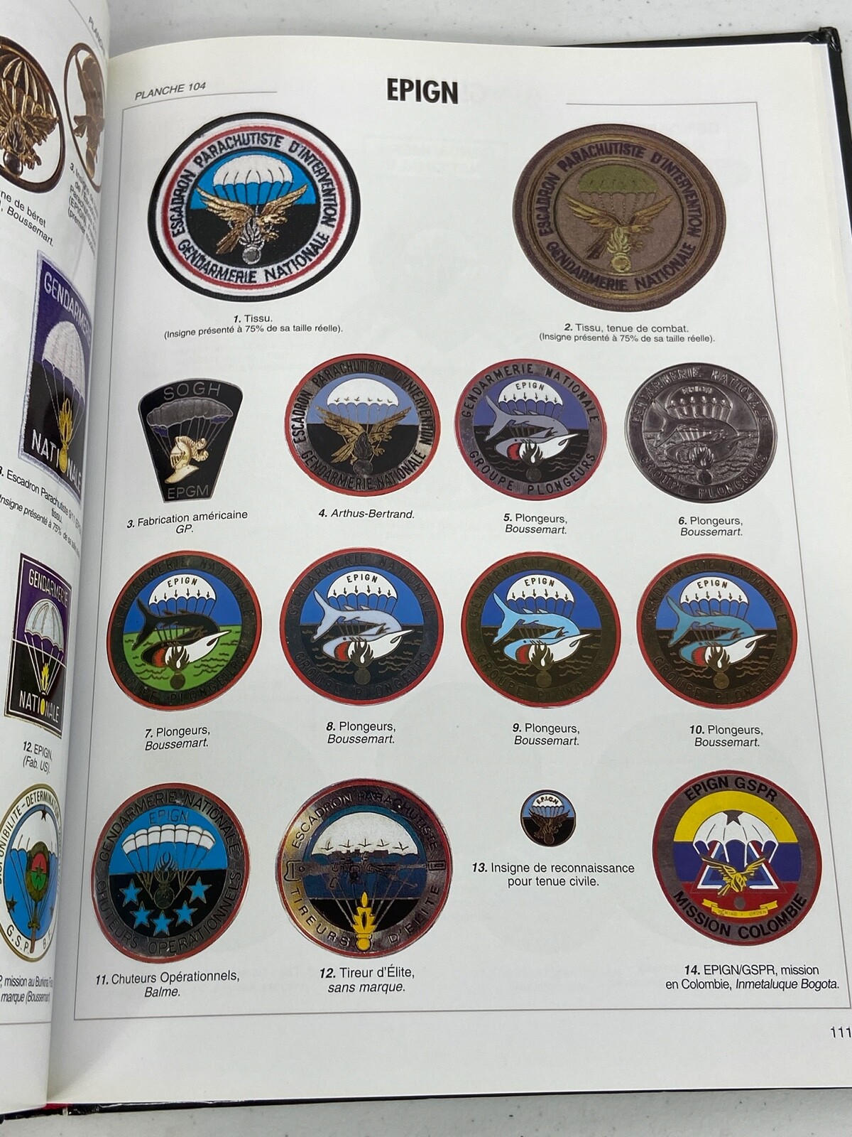 French Airborne Troops Wings And Insignia Reference Book