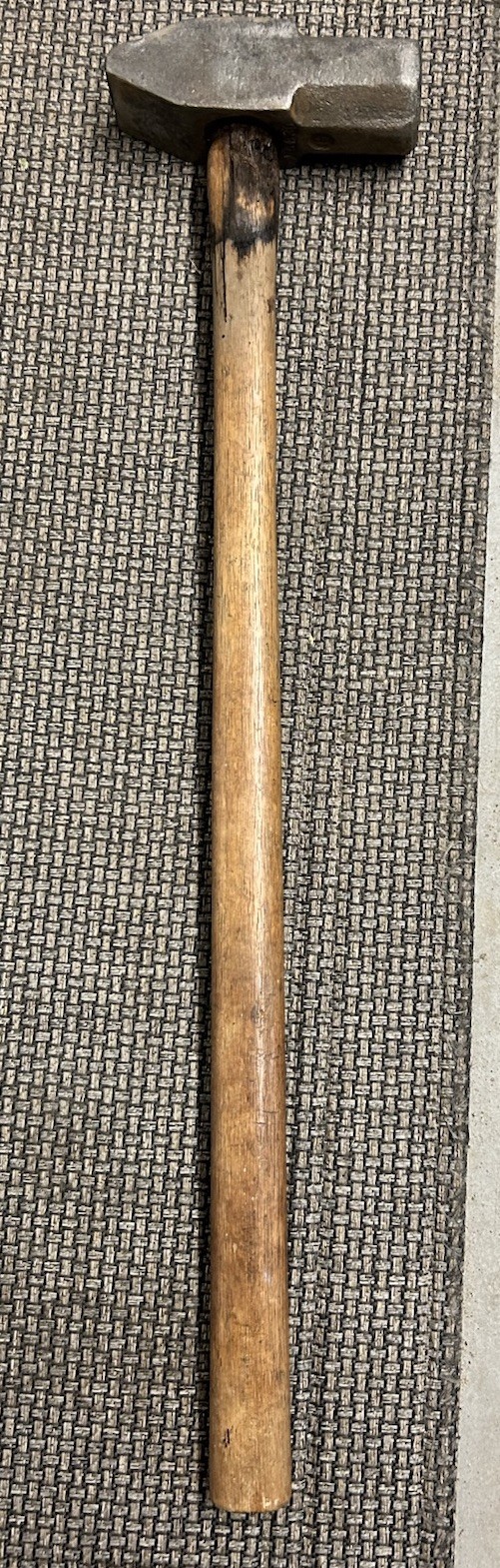 Antique Atha Tool Co 6lb 830 Blacksmith Cross Peen Hammer With Wooden Handle