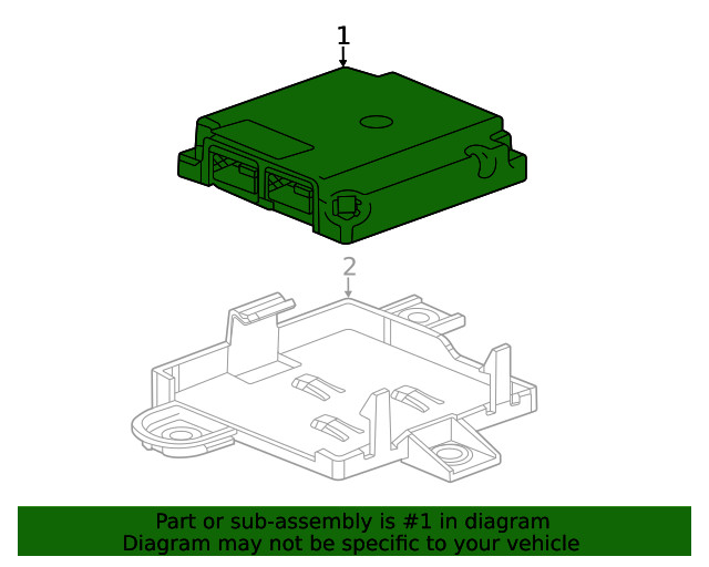 Genuine GM Active Safety Control Module 84969984