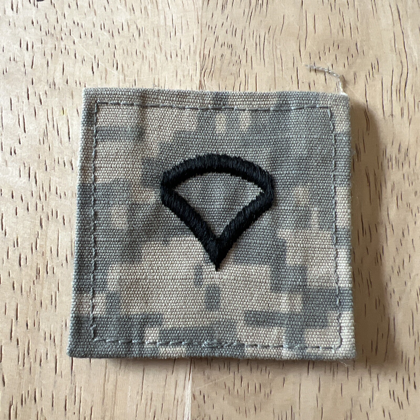 Official US Made US Army Rank Private 1st Class Easy Attach Patch