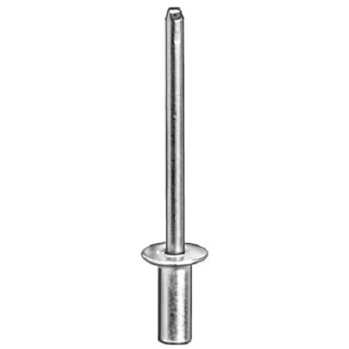 Closed End Rivet 3/16 Dia. 1/16-1/8 Grip Aluminum