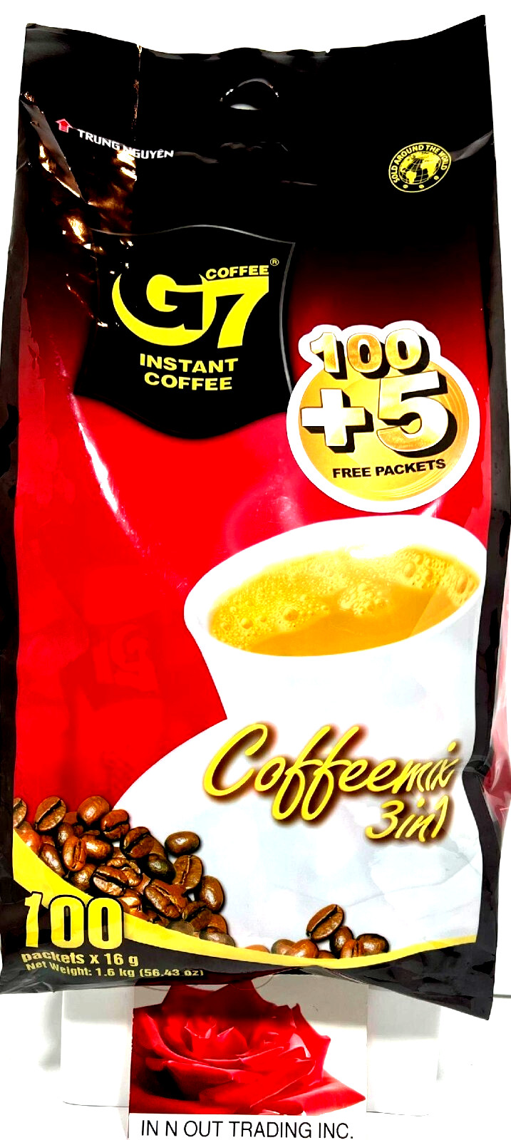 G7 3-In-1 Instant Vietnamese Coffee 100 Sticks x 16g ( Pack of 2 )~11/01/2027