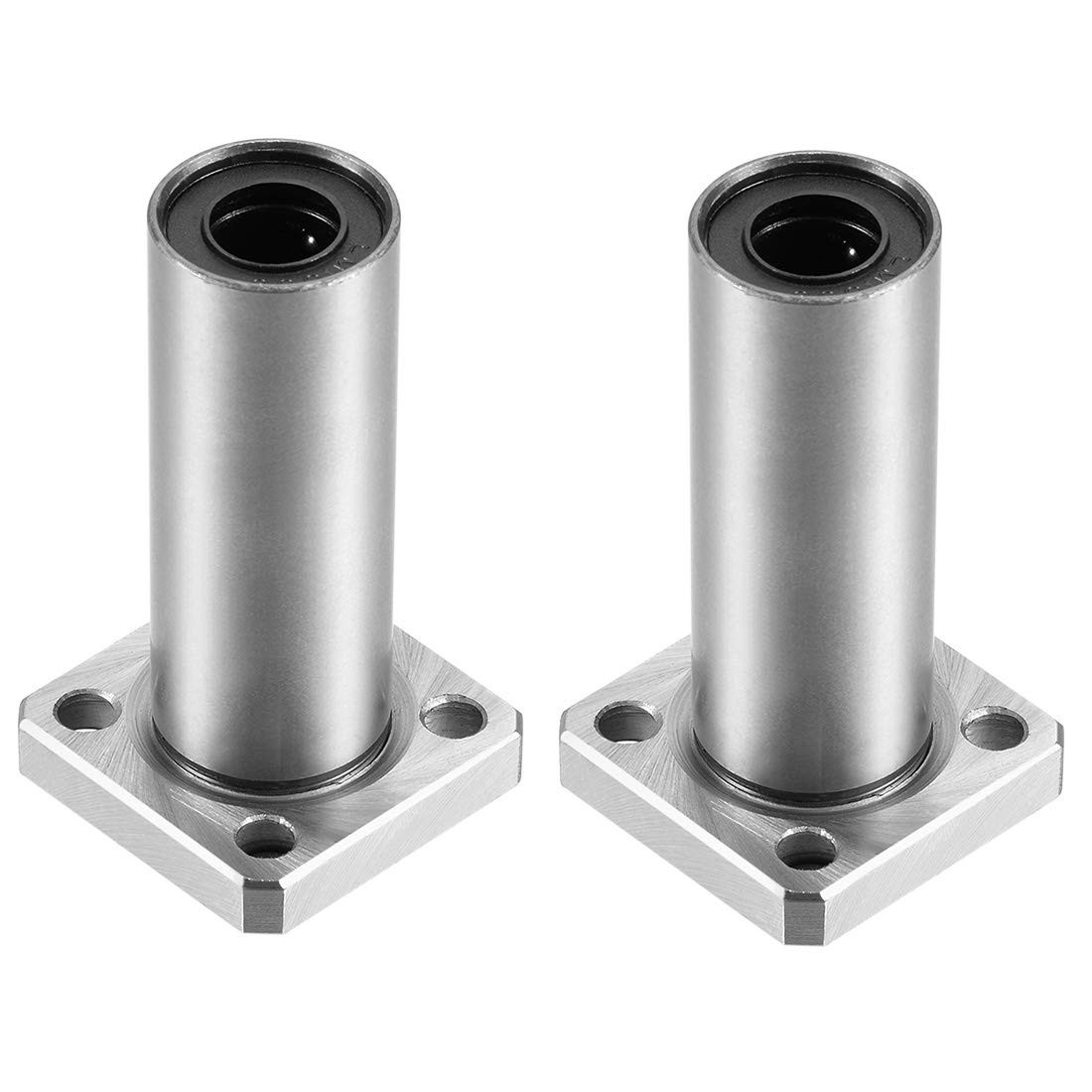 uxcell LMK10UU Extra Long Square Flange Linear Ball Bearings 10mm Bore Dia 19...