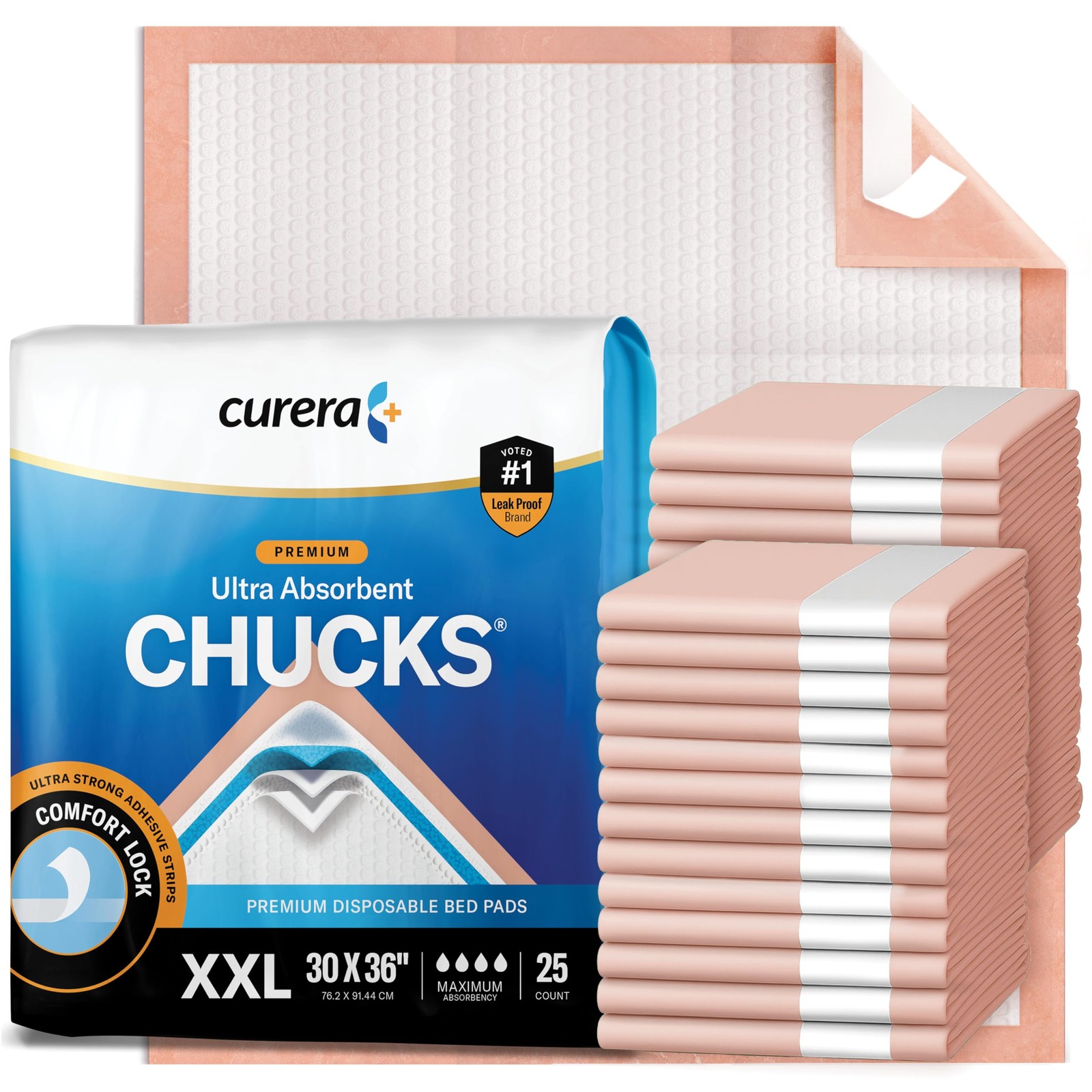 Chucks® Premium Disposable Underpads 30”x36” Ultra Thick Super Absorbent Chux...