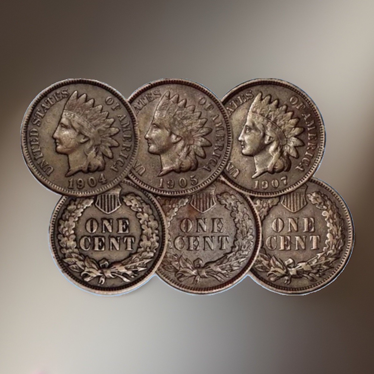 (1) 1859-1909 Very Fine ~ FULL LIBERTY ~ Indian Head Cent Penny VF Coin
