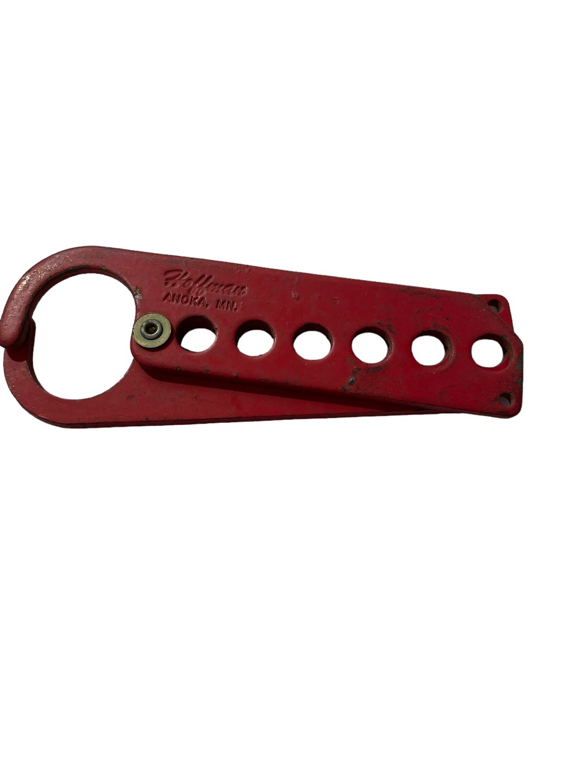 Hoffman Safety Lockout Less Chain Red Tool