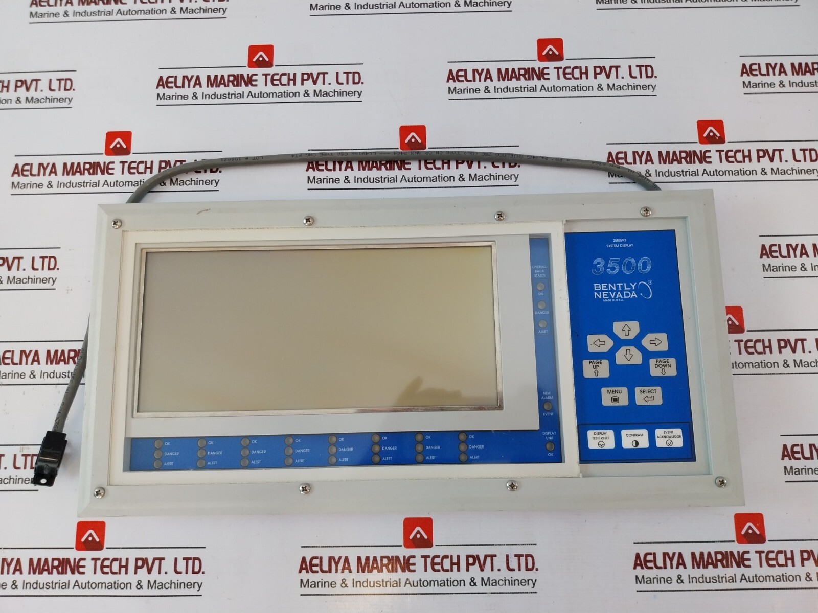 BENTLY NEVADA 3500/93 System Display Module 135785-01 65°C (Not Working)