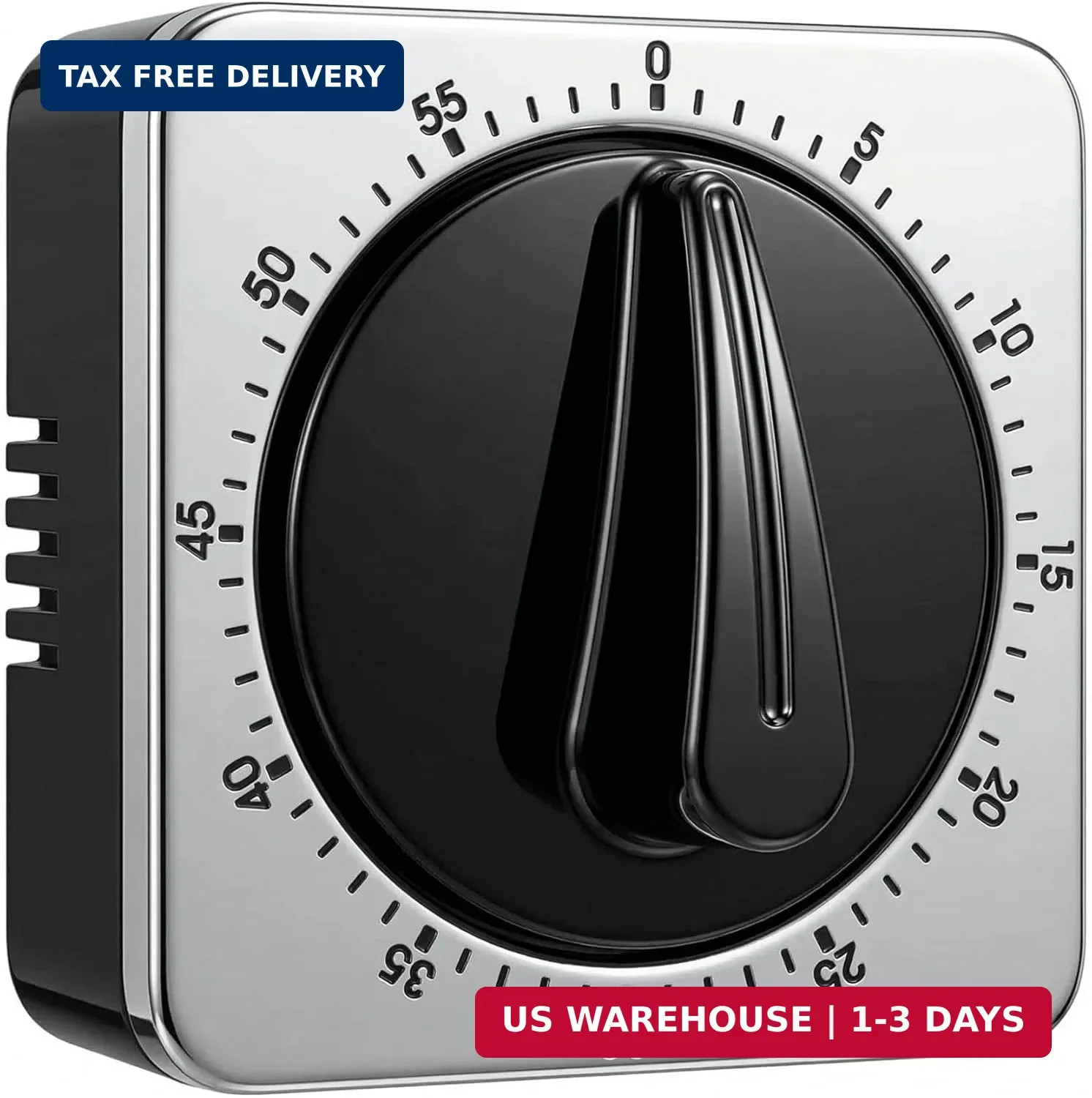 Kitchen Timers for Cooking, Mechanical Wind Up Timer with Loud Ring, Magn