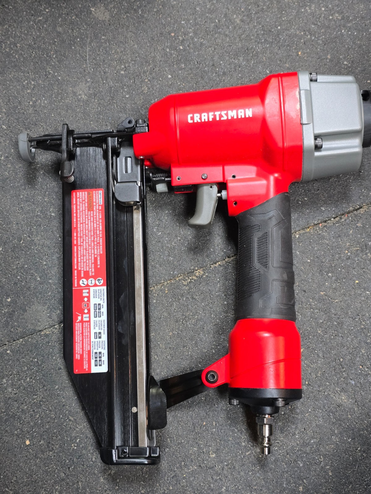 🛠️ Craftsman 16 Ga. Straight Finish Nailer CMPFN16SB