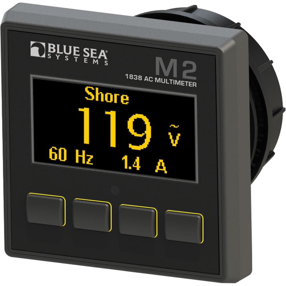 Blue Sea 1838 M2 AC Multimeter BLUE SEA SYSTEM 1838  Expedited Shipping!